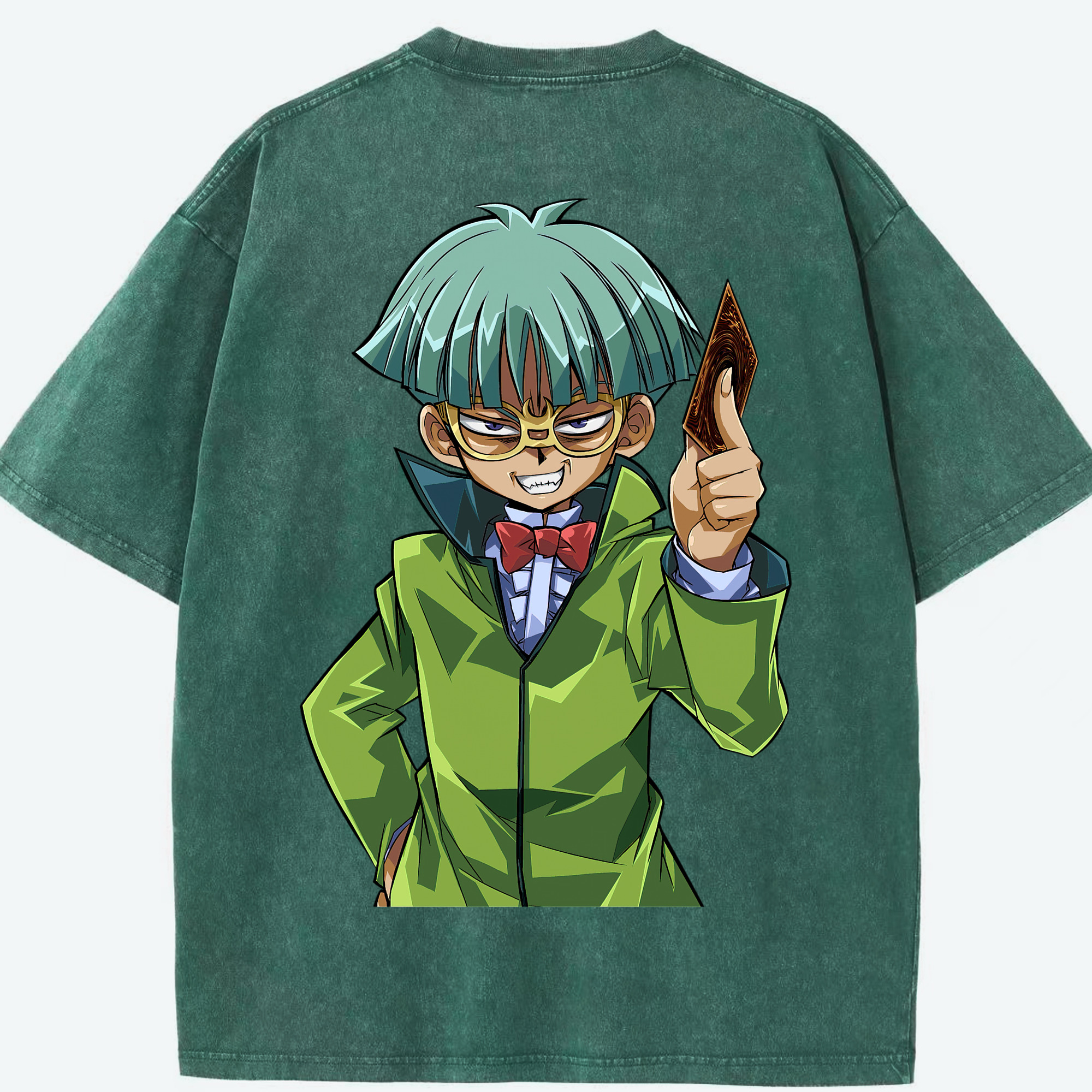 （画像用） 遊☆戯☆王 Yu-Gi-Oh! 綿100% ヴィンテージ風 半袖Tシャツ（背面プリント）